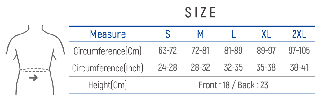 Đai lưng bụng Dr. Med DR-B047-1 size S