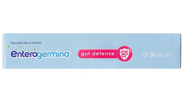 Men vi sinh Enterogermina Gut Defense tăng cường tiêu hóa hộp 20 ống x 5ml