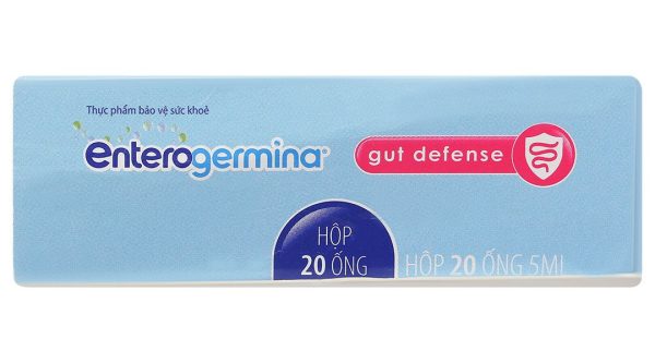 Men vi sinh Enterogermina Gut Defense tăng cường tiêu hóa hộp 20 ống x 5ml