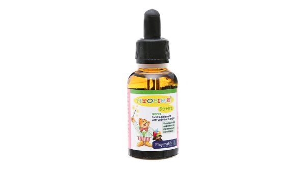 Siro Fitobimbi D3+K2 hỗ trợ hấp thu canxi cho bé chai 30ml