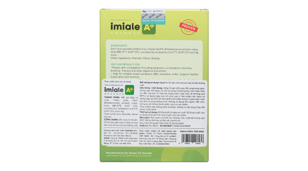 Men vi sinh Imiale A+ bổ sung lợi khuẩn, giảm rối loại tiêu hóa hộp 10 gói x 6g
