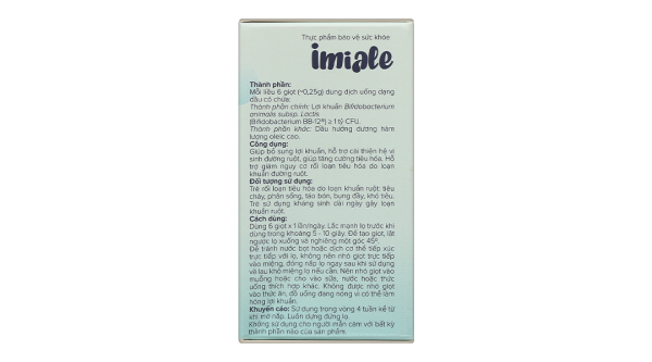 Men vi sinh Imiale giúp bổ sung lợi khuẩn, tăng cường tiêu hóa lọ 8g