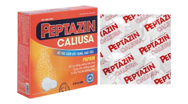 Viên sủi Peptazin CaliUSA hỗ trợ giảm đầy bụng, khó tiêu hộp 20 viên