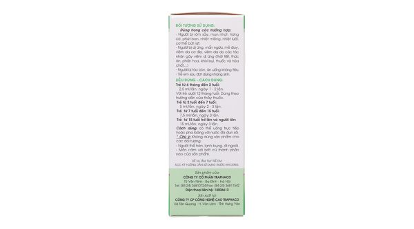 Siro Boganic Kid thanh nhiệt, tiêu độc, giảm triệu chứng nóng trong, táo bón chai 100ml