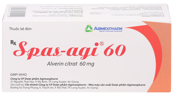 Spas-agi 60 chống đau do co thắt cơ trơn ở đường tiêu hóa (6 vỉ x 10 viên)