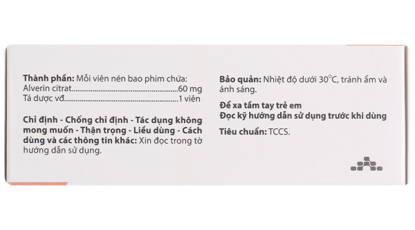 Spas-agi 60 chống đau do co thắt cơ trơn ở đường tiêu hóa (6 vỉ x 10 viên)