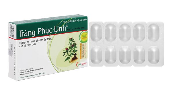 Tràng Phục Linh hỗ trợ giảm viêm đại tràng hộp 20 viên
