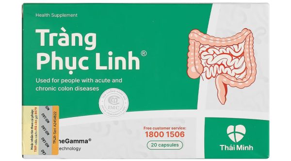 Tràng Phục Linh hỗ trợ giảm viêm đại tràng hộp 20 viên