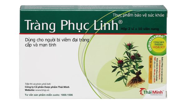 Tràng Phục Linh hỗ trợ giảm viêm đại tràng hộp 20 viên