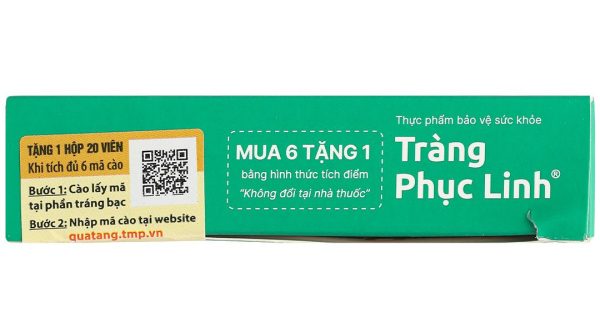 Tràng Phục Linh hỗ trợ giảm viêm đại tràng hộp 20 viên