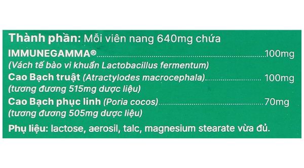 Tràng Phục Linh hỗ trợ giảm viêm đại tràng hộp 20 viên