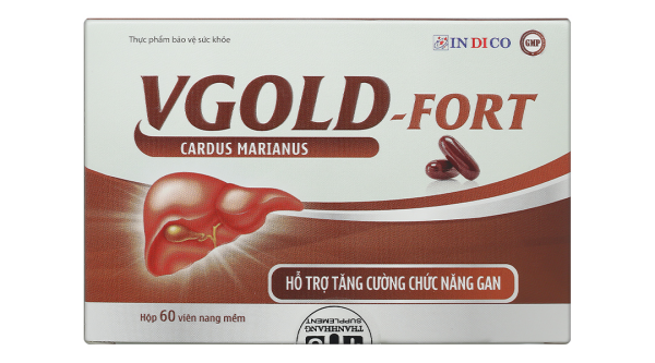 Vgold - Fort giúp tăng cường chức năng gan hộp 60 viên