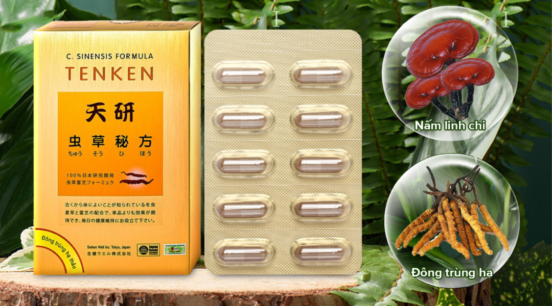 Viên uống Đông Trùng Hạ Thảo Tenken