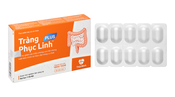 Tràng Phục Linh Plus hỗ trợ giảm hội chứng ruột kích thích hộp 20 viên
