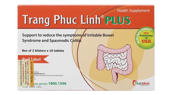 Tràng Phục Linh Plus hỗ trợ giảm hội chứng ruột kích thích hộp 20 viên