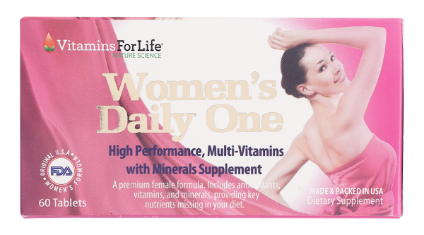 Women's Daily One bổ sung vitamin và khoáng chất cho phụ nữ chai 60 viên