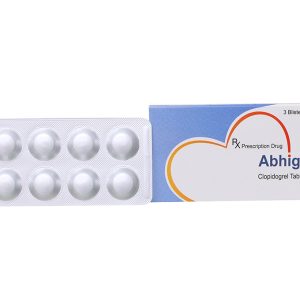Abhigrel 75 phòng và trị huyết khối (3 vỉ x 10 viên)