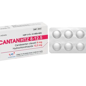 Acantan HTZ 8-12.5 trị tăng huyết áp (3 vỉ x 10 viên)