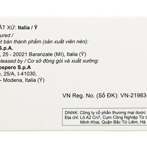 Acarbose Friulchem 50mg trị đái tháo đường tuýp 2 (9 vỉ x 10 viên)