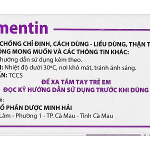 Thuốc cốm Acigmentin 281,25 trị nhiễm khuẩn (12 gói x 1.5g)