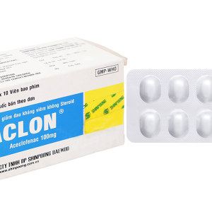 Aclon 100mg giảm đau và kháng viêm xương khớp (10 vỉ x 10 viên)