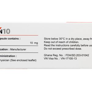 Acnotin 10 trị mụn trứng cá nặng (3 vỉ x 10 viên)