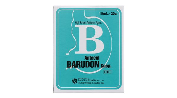 Hỗn dịch uống Barudon Susp giảm đau nhanh trong viêm dạ dày (20 gói x 10ml)