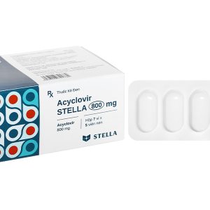 Acyclovir Stella 800mg thuốc trị virus (7 vỉ x 5 viên)