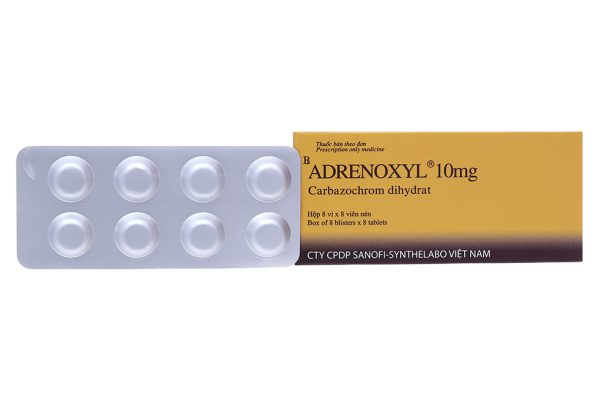 Adrenoxyl 10mg trị xuất huyết mao mạch (8 vỉ x 8 viên)