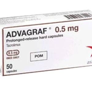 Advagraf 0.5mg dự phòng thải ghép sau ghép gan, thận (5 vỉ x 10 viên)