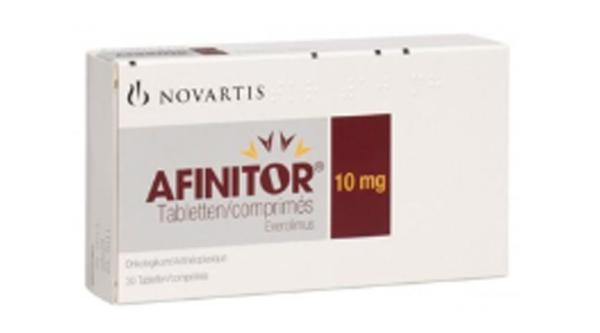 Afinitor 10mg điều trị ung thư vú, ung thư thận (3 vỉ x 10 viên)