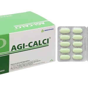 Agi-Calci bổ sung canxi, trị loãng xương (20 vỉ x 10 viên)