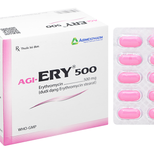 Agi-Ery 500 dự phòng và điều trị nhiễm trùng (10 vỉ x 10 viên)