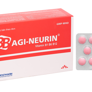 Agi-Neurin điều trị và dự phòng thiếu vitamin B1, B6, B12 (10 vỉ x 10 viên)