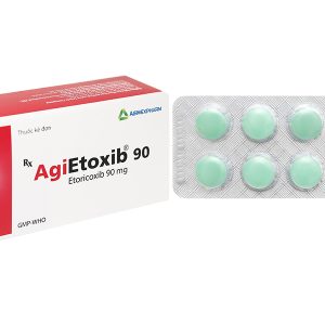 AgiEtoxib 90mg giảm đau, kháng viêm xương khớp (3 vỉ x 10 viên)
