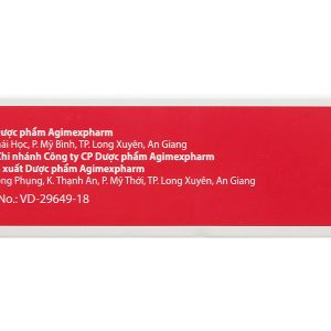 AgiEtoxib 90mg giảm đau, kháng viêm xương khớp (3 vỉ x 10 viên)