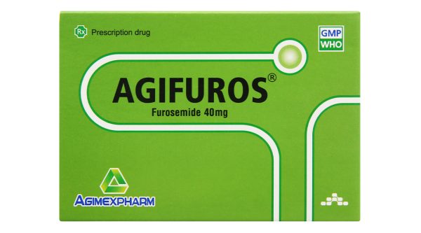 Agifuros 40mg trị tăng huyết áp, tăng canxi huyết, trị phù (10 vỉ x 25 viên)