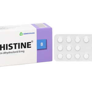 Agihistine 8 trị hội chứng hội chứng Ménière (5 vỉ x 20 viên)