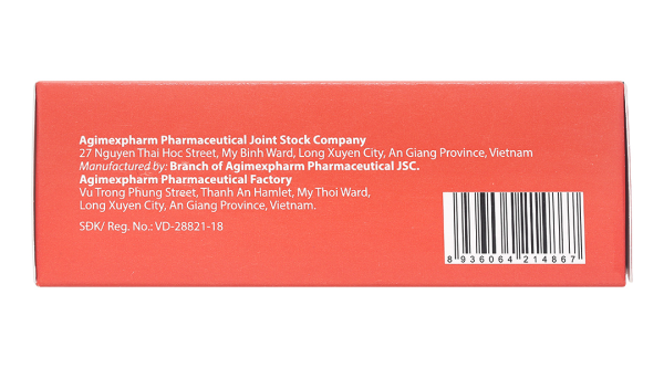 Agimetpred 16 mg kháng viêm, ức chế miễn dịch (6 vỉ x 10 viên)