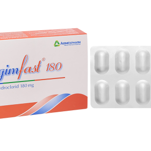 Agimfast 180 trị triệu chứng viêm mũi dị ứng, ngứa, nổi mày đay (2 vỉ x 10 viên)