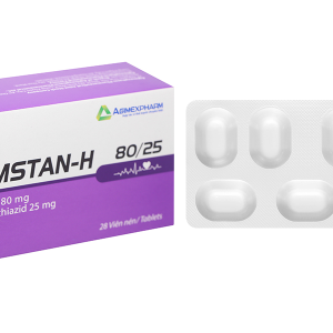 Agimstan-H 80/25 Agimexpharm trị tăng huyết áp vô căn (4 vỉ x 7 viên)