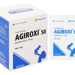 Thuốc bột Agiroxi 50 trị nhiễm khuẩn hô hấp, bệnh bạch hầu (20 gói x 1.5g)