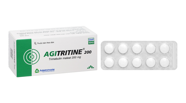 Agitritine 200mg trị đau co thắt dạ dày, hội chứng ruột kích thích (5 vỉ x 10 viên)