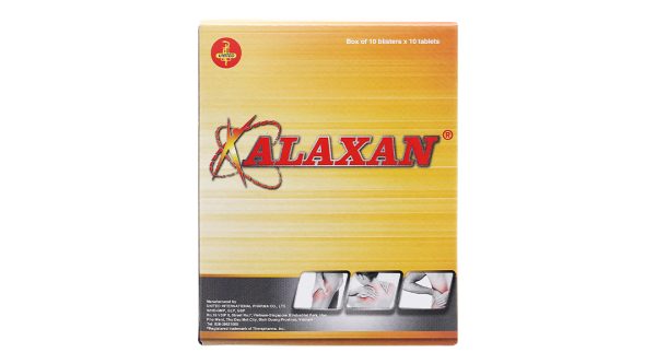 Alaxan giảm các cơn đau cơ xương nhẹ đến trung bình (10 vỉ x 10 viên)
