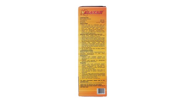 Alaxan giảm các cơn đau cơ xương nhẹ đến trung bình (10 vỉ x 10 viên)