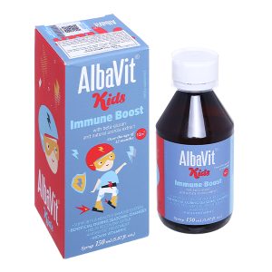 Siro Albavit Kids Immune Boost hỗ trợ tăng đề kháng chai 150ml