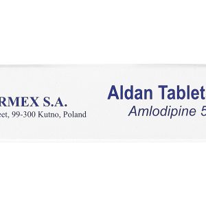 Aldan Tablets 5mg trị tăng huyết áp, dự phòng ở người đau thắt ngực (3 vỉ x 10 viên)