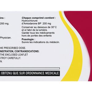 Aldarone 200mg trị loạn nhịp tim (10 vỉ x 10 viên)