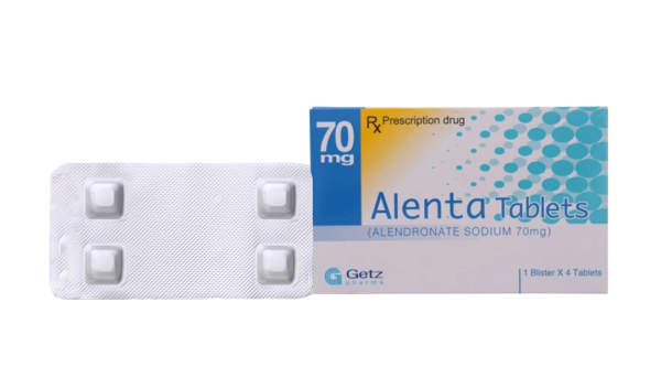 Alenta 70mg trị loãng xương (1 vỉ x 4 viên)