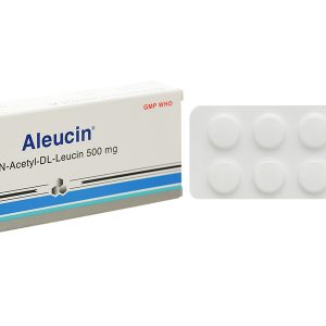 Aleucin 500mg trị chóng mặt (3 vỉ x 10 viên)
